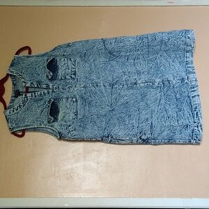 Who What Wear Indigo Denim Dress Size Large